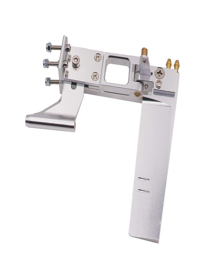 Treehobby 110mm Aluminum Alloy Water Absorbing Steering RC Boat Rudder with 4mm Shaft Axle Strut Mount Bracket Kit Holder,Dual Water Pickup - Image 1